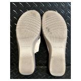 Cole Haan Grand.OS Knot Slide Sandals - Ivory Leather - Women