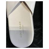 Cole Haan Grand.OS Knot Slide Sandals - Ivory Leather - Women