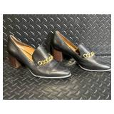 Calvin Klein Finney Leather Loafers - Black, Chain Detail, US 9.5 / EU 40