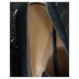 Calvin Klein Finney Leather Loafers - Black, Chain Detail, US 9.5 / EU 40