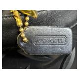 Coach Belt - Genuine Leather, Brass Hardware, Size 34, Black & Brown Two-Tone