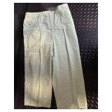 Lauren Ralph Lauren Pants - Size 12 - 100% Cotton Light Green Gingham
