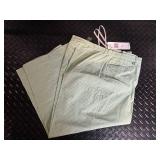 Lauren Ralph Lauren Pants - Size 12 - 100% Cotton Light Green Gingham