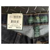 Lauren Jeans Co. Ralph Lauren Classic Straight Jeans - Size 12 x 29 - Indigo Denim