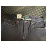 Lauren Jeans Co. Ralph Lauren Classic Straight Jeans - Size 12 x 29 - Indigo Denim
