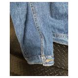 Bill Blass Jeanswear Denim Jacket - Butterfly Embroidery Back - XL