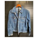 Bill Blass Jeanswear Denim Jacket - Butterfly Embroidery Back - XL