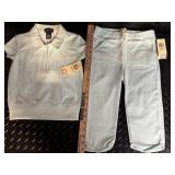 Ralph Lauren Kids Mint Green Polo Zip Top & Jogger Set - Size 5