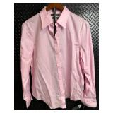 Lauren Ralph Lauren Non-Iron Pink Shirt XL - 100% Cotton Button-Down