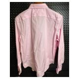 Lauren Ralph Lauren Non-Iron Pink Shirt XL - 100% Cotton Button-Down