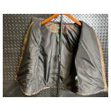 Lauren Ralph Lauren Quilted Plaid Vest - Size XL - Front Zip