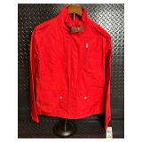 Red Windbreaker Jacket - Size XL - Lightweight Water-Resistant Coat