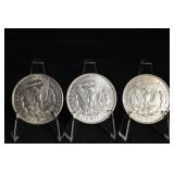 1921 Morgan Silver Dollars (Lot of 3)