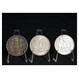 US Morgan Silver Dollars (Lot of 3)
