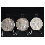 1922, 1923, 1924 Peace Dollars