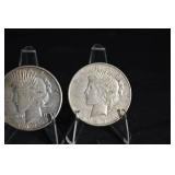 1922, 1923, 1924 Peace Dollars