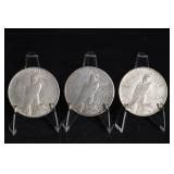 1922, 1923, 1924 Peace Dollars
