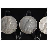 1922, 1923, 1924 Peace Dollars