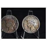 1922, 1924 Peace Dollar (Lot of 3)