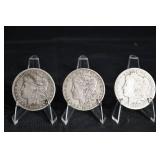Morgan Silver Dollars 1879 (Lot of 3)