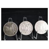 Morgan Silver Dollars 1879 (Lot of 3)