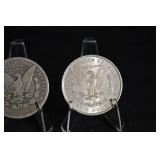 Morgan Silver Dollars - 3 Coins (1891, 1880, 1880)