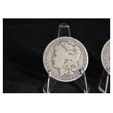 Morgan Silver Dollars - 3 Coin Set (1886, 1888, 1896)