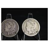 Morgan Silver Dollars - 3 Coin Set (1886, 1888, 1896)