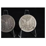 Morgan Silver Dollars - 3 Coin Set (1886, 1888, 1896)