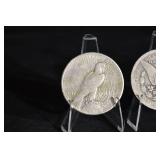 US Silver Dollar Coins - 1924, 1899, 1897 (Lot of 3)