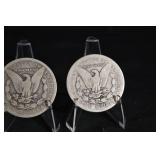 US Silver Dollar Coins - 1924, 1899, 1897 (Lot of 3)