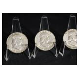 Franklin Half Dollars (Lot of 3)