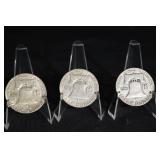 Franklin Half Dollars (Lot of 3)