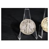 Walking Liberty Half Dollars - 3-Coin Assortment (1916-1947)