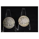 Walking Liberty Half Dollars - 3-Coin Assortment (1916-1947)