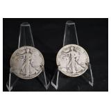 Walking Liberty Half Dollars - 3-Coin Set, USA