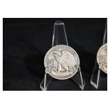 Walking Liberty Half Dollars - 3-Coin Set, USA