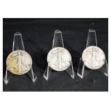 Walking Liberty Half Dollars (Lot of 3)