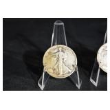 Walking Liberty Half Dollars (Lot of 3)