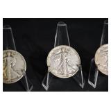 Walking Liberty Half Dollars (Lot of 3)