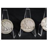 Walking Liberty Half Dollars (Lot of 3)