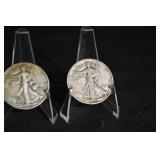 Walking Liberty Half Dollars - 3 Coins (1916-1947) US Silver