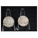 Walking Liberty Half Dollars - 3 Coins (1916-1947) US Silver