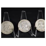 Franklin Half Dollars (Lot of 3)