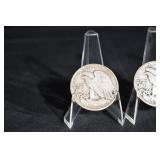 Walking Liberty Half Dollars - 1934 (Lot of 3)