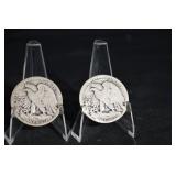 Walking Liberty Half Dollars - 1934 (Lot of 3)