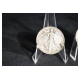 Walking Liberty Half Dollars - United States 50c Silver (Lot of 3)