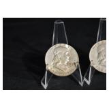 Benjamin Franklin Half Dollars (Lot of 3)