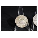 Benjamin Franklin Half Dollars (Lot of 3)