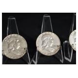 Franklin Half Dollar Coins (Lot of 3)